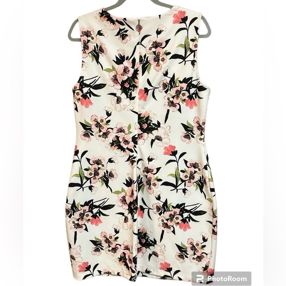 Tommy Hilfiger Floral Scuba Sleeveless Sheath Dress Size 14 - Picture 3 of 7